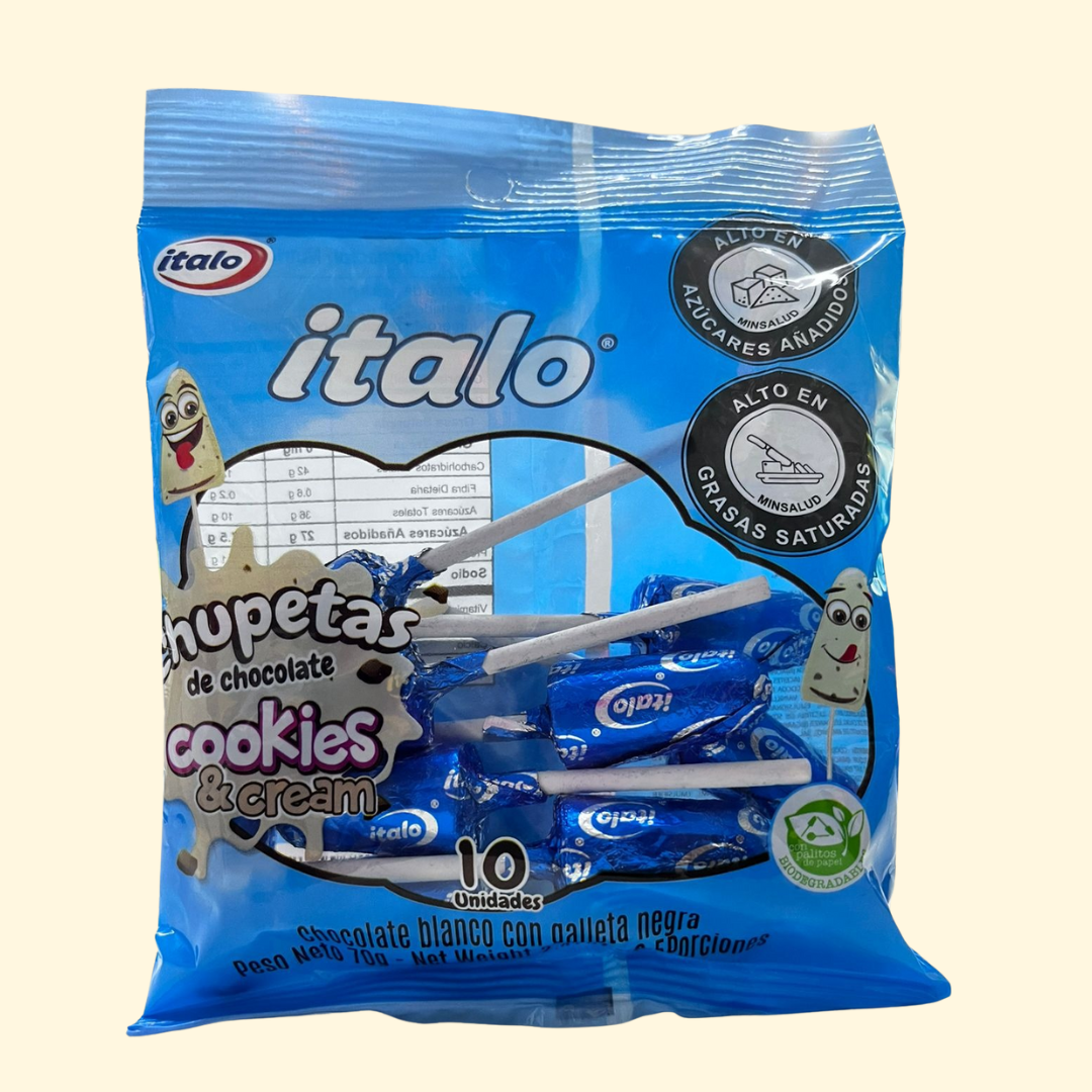 CHUPETA ITALO COOKIES x10