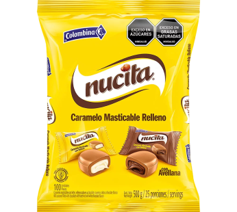 Nucita Caramelo Bolsa x100unds