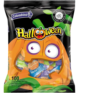 caramelo colomb HALLOWEEN X100 un