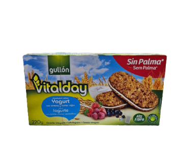 BARRAS DE YOGURT VITALDAY x5unds x220gr