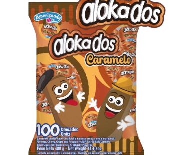 ALOKA2 caramelo  BOLSA x100unds