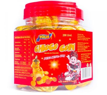 TARRO CHOCOCOIN MONEDAx200unds x400gr