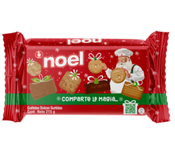 NOEL ROJA PLEGADIZA x200gr